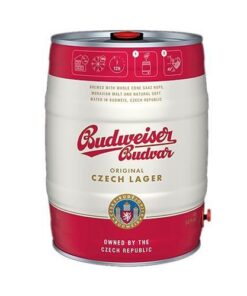 Bia Budweiser Budvar Tiệp 5 % ( Bom 5 lít)