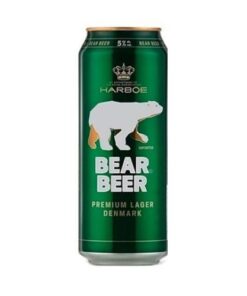 Bia Đức Bear Beer Lager (Bia Gấu) 5% lon 500ml green