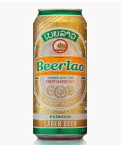 Bia Lào Vàng lon 500ml