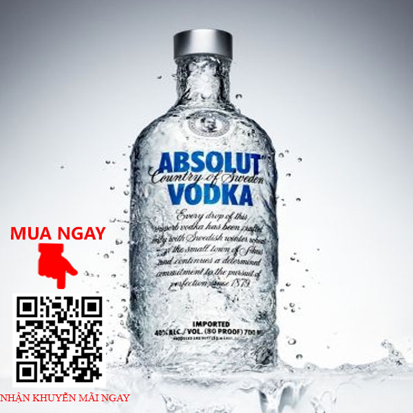 Rượu Vodka Absolut