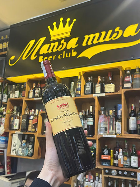 vang chateau lynch moussas grand cru classé 2012