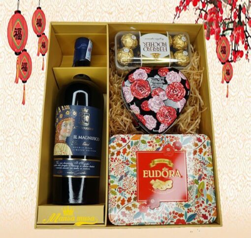 Hộp Quà Tết Vang Ý Sang – Xịn – Mịn
