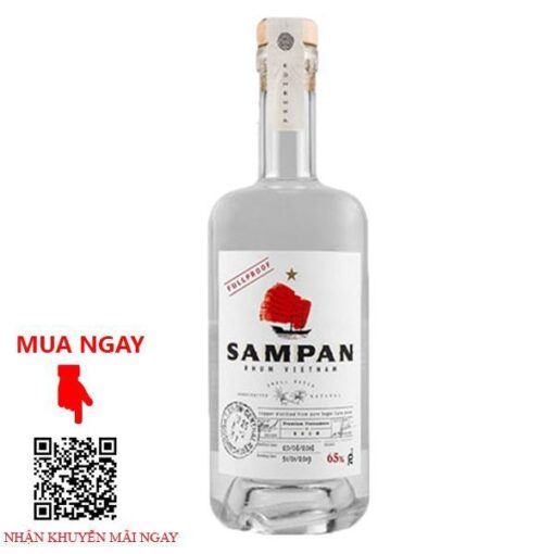 Rượu Sampan Rhum Vietnam Blanc