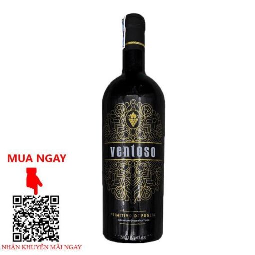 Rượu vang Ventoso Primitivo Di Puglia
