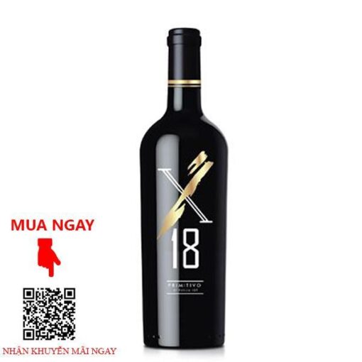Rượu Vang X18 Primitivo Puglia