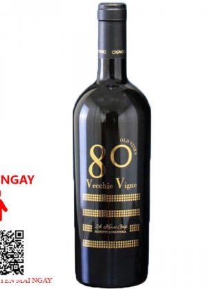 Ruợu vang Ý 80 Vecchie Vigne 24 Karat Gold