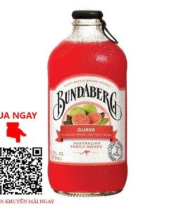 bundaberg guava sparkling drink (vị ổi))