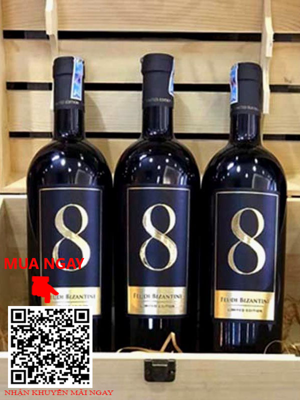 Rượu Vang Ý Số 8 Feudi Bizantini Limited Edition