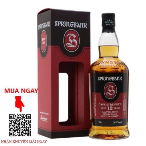 Rượu Springbank 12 năm Cask Strength