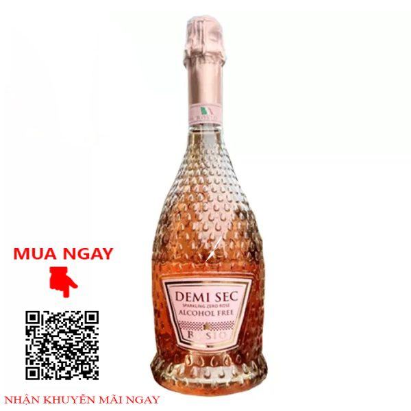 bosio sparkling zero rosé demi sec