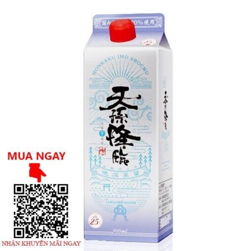 rượu shochu nhật bản tensonkourin slimpack 25%