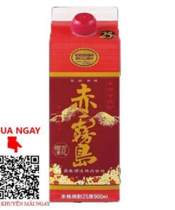 rượu shochu nhật kirishima shuzo pack aka kirishima imo 25%