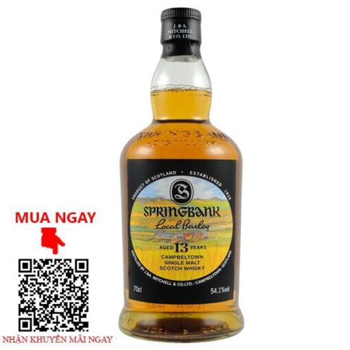 rượu whisky springbank 13 year old local barley