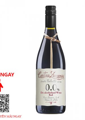 Rượu Vang Không Cồn Cantina Zaccagnini De-Alcoholised Wine Red
