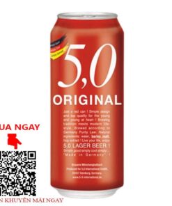 bia đức 5,0 original lager beer 5.4% - lon 500ml