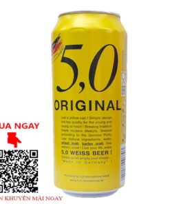 bia đức 5,0 original wheat beer 5% - lon 500ml