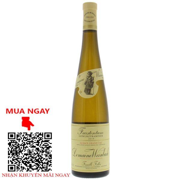 rượu vang pháp domaine weinbach fürstentum gewürztraminer grand cru 2019