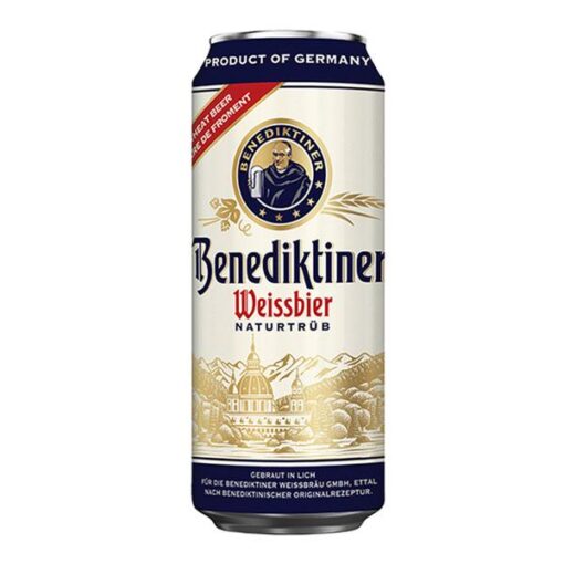 Bia Đức Benediktiner Weissbier - Lon 500ml