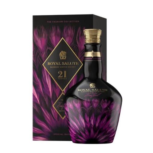 Rượu Whisky Royal Salute 21 Years Old Harris Reed Edition (Màu Tím)