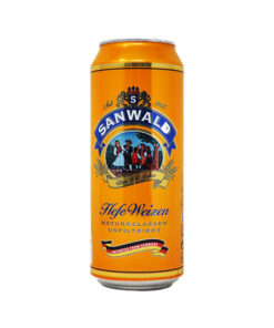 Hộp quà bia đức sanwald hefe weizen - 12 lon/hộp