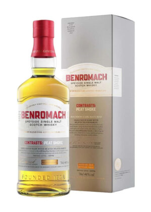 rượu benromach 2014 contrasts peat smoke bourbon cask