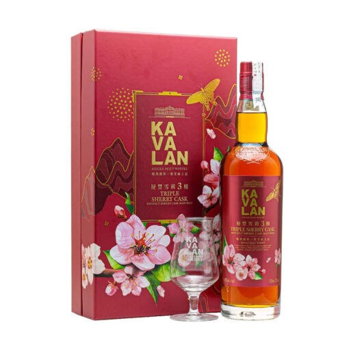 Rượu Kavalan Triple Sherry Cask (Hộp Quà Tết 2025)