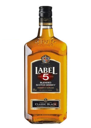 rượu label 5 classic black 40% chai 700ml
