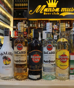 Combo 5 chai rượu rum