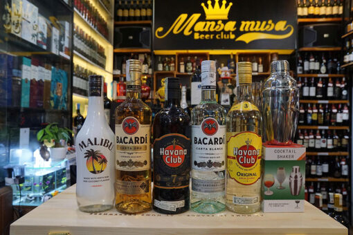 Combo 5 chai rượu rum