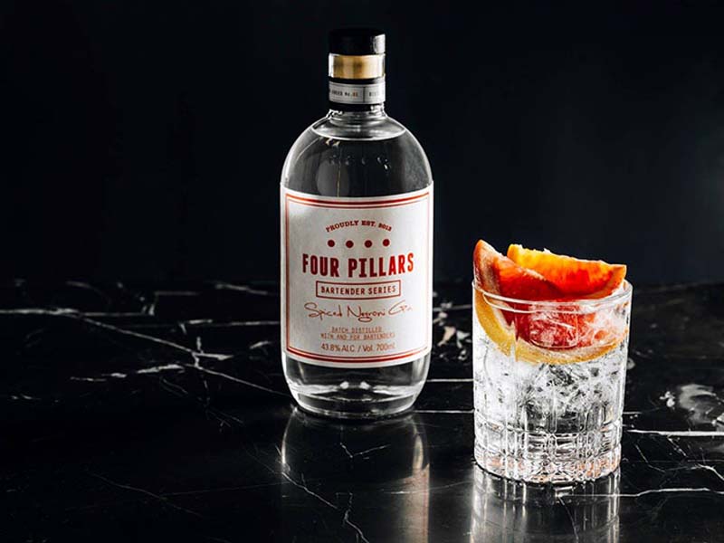 gin four pillars spiced negroni