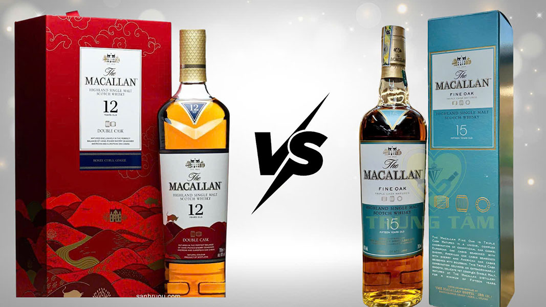 nên chọn macallan 12 double cask hay 15 fine oak?