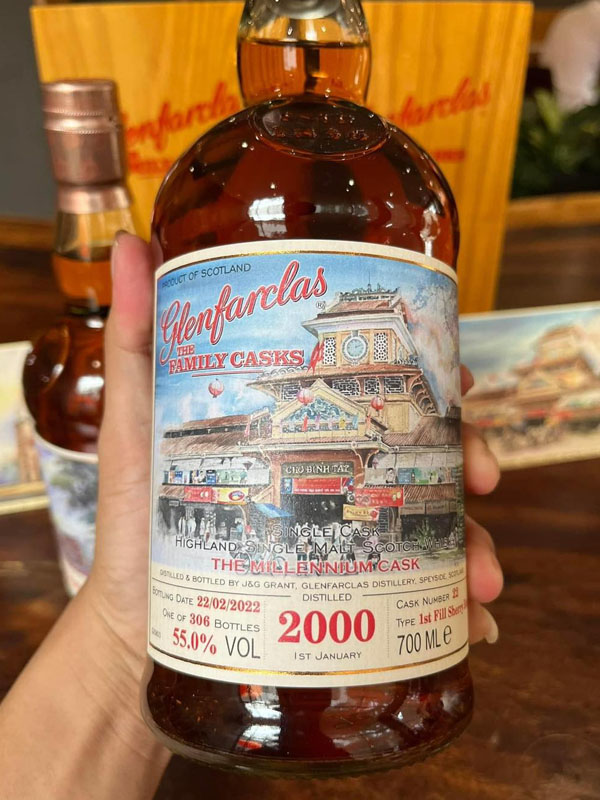 glenfarclas 2000 - the millennium cask: chợ bình tây