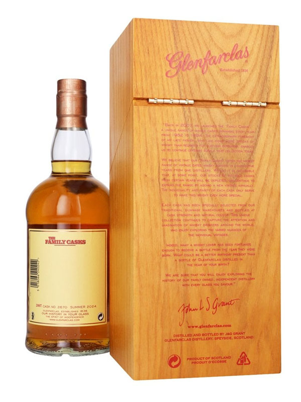 glenfarclas 2007 - cask 2670