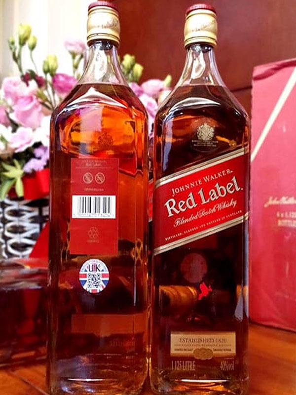johnnie walker red 1l