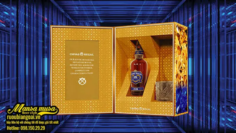 chivas regal 18 gold signature hộp quà tết 2026