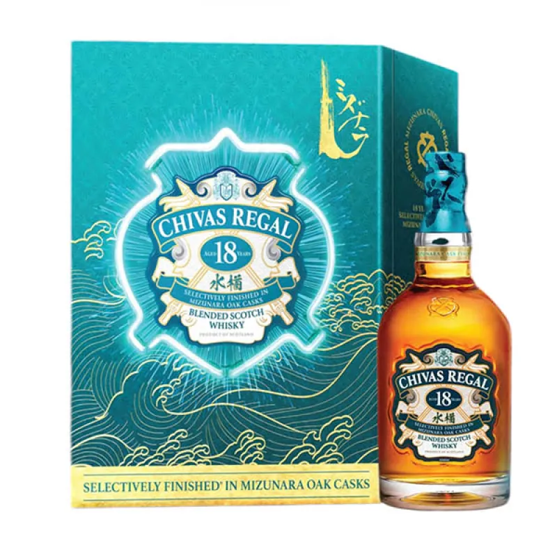 Rượu chivas regal 18 mizunara hộp quà tết 2026