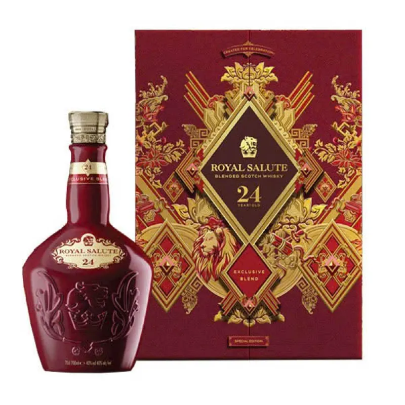 Rượu chivas Royal salute 24 exclusive blend hộp quà tết 2026